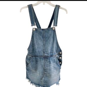 Free People Blue Denim Mini Dress